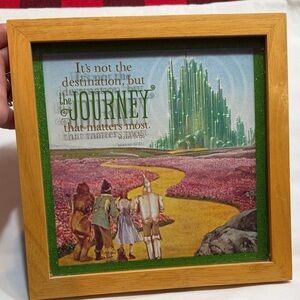 Hallmark Wizard of Oz Framed Art with Quote